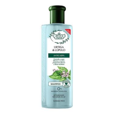 Imagem de Shampoo flores e vegetais anticaspa urtiga e lúpulo - 310ml - Flores &