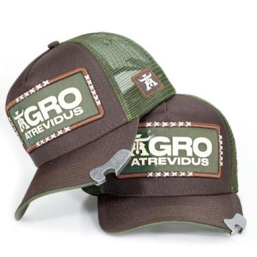 Imagem de Boné Trucker Telinha Atrevidu's Country Agro Com Abridor, Marrom, Verd
