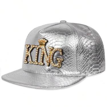 Imagem de Boné de Beisebol Ajustável Unissex King - Estilo Hip Hop - Proteção So