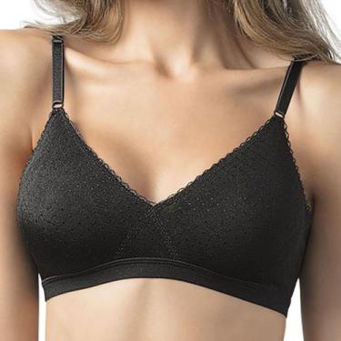 Imagem de Sutiã Poás sem Aro e sem Bojo DeMillus 061411, Preto, 46