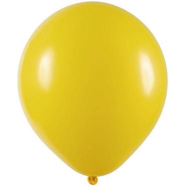 Imagem de Balão de Festa Redondo Big Balão 25  Amarelo  01 Unidade  ArtLatex  Ri