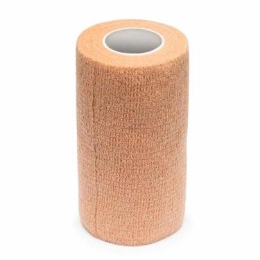 Imagem de Atadura Faixa Elastica Autoaderente 10x450cm Bege Bioland