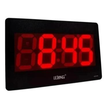 Imagem de Relógio Parede Mesa Digital Termômetro Calendário Alarme L21 - Alinee