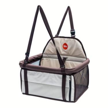 Imagem de Cadeira Transporte Pet Carro (Cães/Gato) Cadeirinha Móvel Passeio Viag