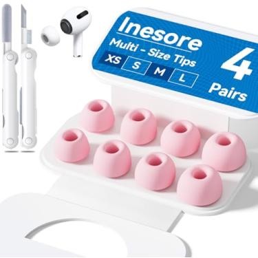 Imagem de Inesore Pares De Pontas De Ouvido De Substituição Para Airpods Pro 2ª/1ª Geração Com Caixa De Armazenamento Portátil, Orifício De Redução De Ruído Com Tela De Proteção Contra Poeira Integrada, Ponta