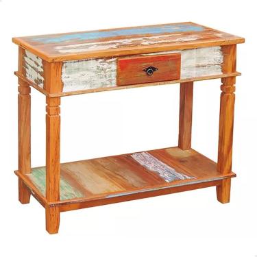 Imagem de Aparador Tradicional 1M Madeira Maciça Com Pátina E Gaveta