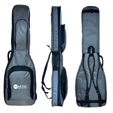Imagem de SEMI CASE RÍGIDO P/ GUITARRA CINZA "AMS"