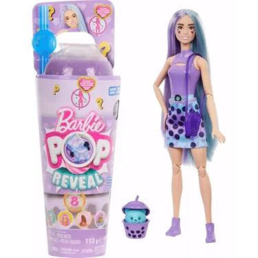 Imagem de Barbie Pop Reveal Boneca Série Boba Chá Roxo.