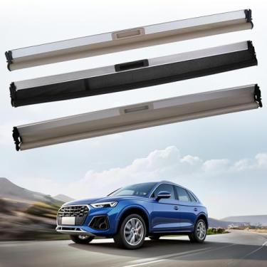 Imagem de Conjunto de cobertura de cortina de para-sol para teto solar panorâmico para Audi A5 Quattro 2008 2009 2010 2011 2012 2013 2014 2015 2016 2017 (preto)