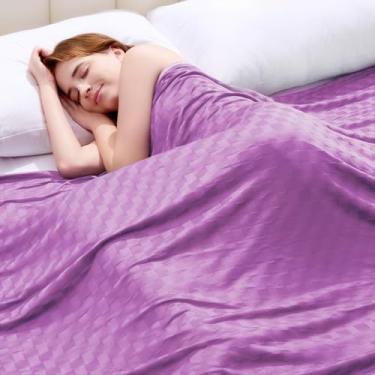 Imagem de Topcee Cobertor refrescante, cobertores refrescantes de verão para pessoas com sono quente, Arc-Chill Q-Max>0,5 fibra fria, certificado Oeko-TEX, 100% certificado, macio, respirável, manta de cama de