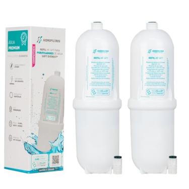 Imagem de 2 Refil Filtro Vela Purificador Agua Compatível By Everest