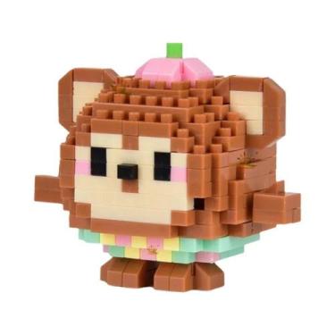 Imagem de Mini Blocos de Construção 3D - Modelo de Diamante de Animal - Brinqued