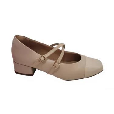 Imagem de Sapato Boneca Feminino Com Salto Bloco Sua Cia 8381.15973