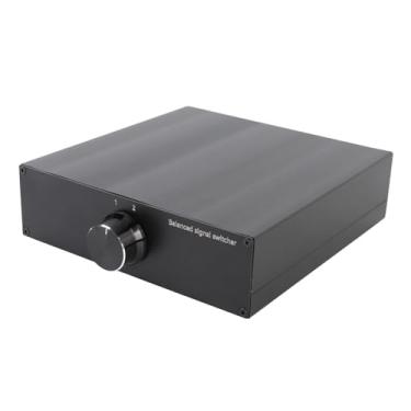 Imagem de Luocute 2 Em 1 Out HiFi Signal Perdedor de Transmissão, Som Fonte Selector Splitter Box Com Mudo Interruptor, para DVD/CD Players, Amplificadores, Alto-falantes