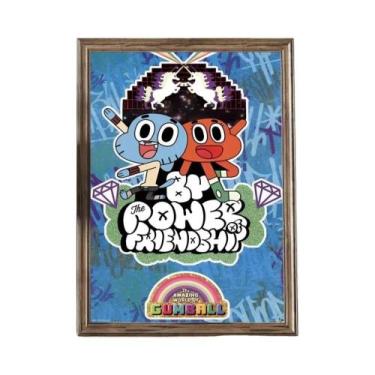 Imagem de Pôster Kawaii Retro De Gumball Em Qualidade HD Para Decoração De Casa,