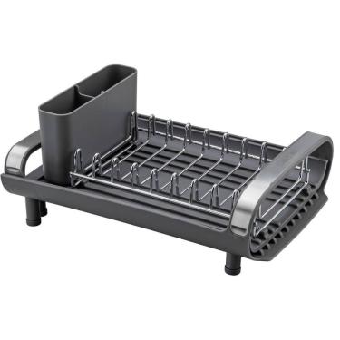 Imagem de Escorredor Louças Mini Aço Inox Porta Talheres Encaixe Pés Silicone Tramontina