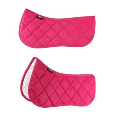 Imagem de Harrison Howard Almofada de sela inglesa para cavalos Ling Xing Magenta