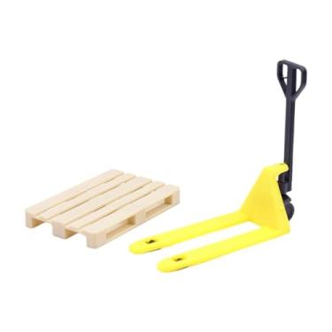 Imagem de JWQFBC Acessórios para Empilhadeiras E Paleteiras em Miniatura para Casa de Bonecas 1/12 Ferramentas de Mudança Ferramentas para Modelos de Veículos