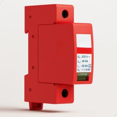 Imagem de DPS Dispositivo Protetor Contra Surtos 45 kA 275 V Para Proteção Contra Raios e Sobretensão