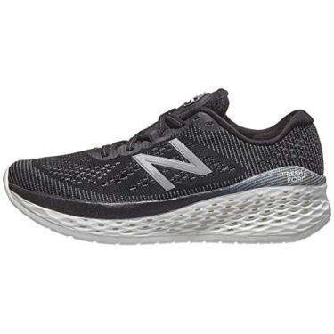 Imagem de Tênis de corrida feminino New Balance Fresh Foam More V1, Black/Orca, 5