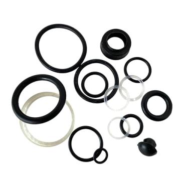 Imagem de predolo Kit de reparo de macaco hidráulico horizontal de 3 toneladas, ferramenta de reparo de carro, peças de reposição, borracha de reposição completa,