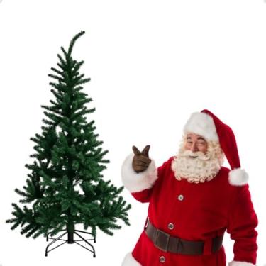 Imagem de Árvore de Natal Premium, Pinheiro Verde Natural Luxo, 1,80m, 350 Galhos