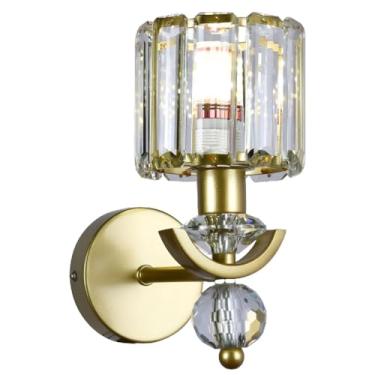 Imagem de Arandela De Parede Cristal Dourada Golden Shine E14
