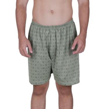 Imagem de Samba Canção Short de Dormir Masculino Confortável Estampado - NAKA MO