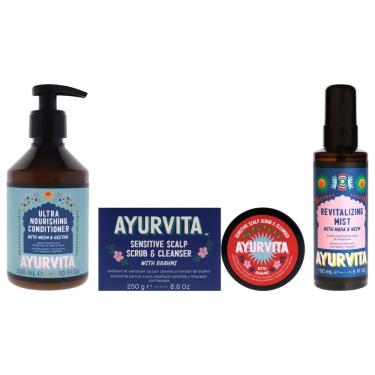 Imagem de Esfoliante e limpador de couro cabeludo AyurVita Brahmi Sensitive Scalp