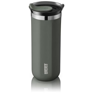 Imagem de Copo para Café 435 mL Isolado a Vácuo Aço Inox Duplo com Tampa, WACACO Octaroma, Verde