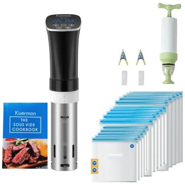 Imagem de Termocirculador Elétrico com Controle de Temperatura e Temporizador, 1000W, 110v, KUERMON, Preto