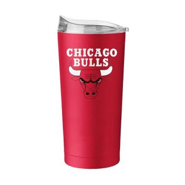 Imagem de FANMATS Copo de aço inoxidável NBA Chicago Bulls de 590 ml – Acabamento em pó durável – Serve na maioria dos porta-copos, oficialmente licenciado pela NBA – Mantém bebidas quentes e frias