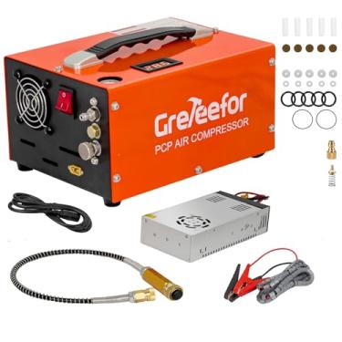 Imagem de Compressor de ar PCP, motor de 250 W, 12 V CC ou 110 V/220 V CA, parada manual, CS5-A