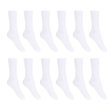 Imagem de Kit 12 Pares Meia Social Masculina - 38/44