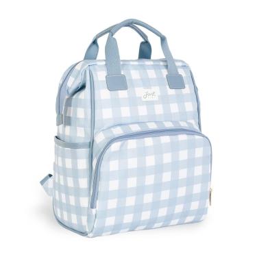 Imagem de Mochila de Maternidade Just Baby Multifuncional Vichy Azul