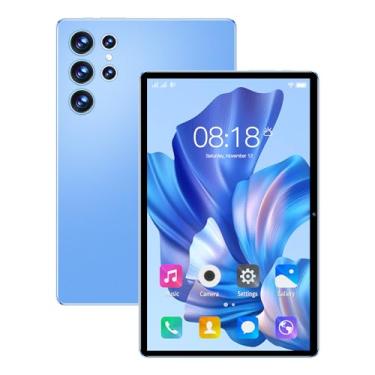 Imagem de Tablet S23 11” Android 13, 16GB RAM 512GB ROM, Câmera 16MP, Tela 2.5K, Snapdragon 870, 5G, GPS, Bateria 8000mAh – Sem Marca (Azul)
