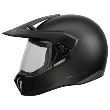 Imagem de Capacete moto cross com viseira Bieffe 3 Sport, 3 Sport - Classic Pret