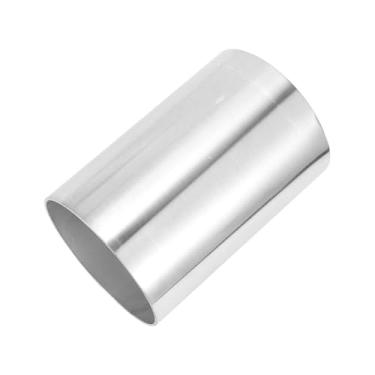 Imagem de TUCKBOLD 102 mm/10.2 cm OD reto 6061 tubo de liga de alumínio intercooler polimento superfície entrada de ar mangueira de conexão dupla cabeça plana 150 mm 15.0 cm (C) 1mm 0.1 cm (T)