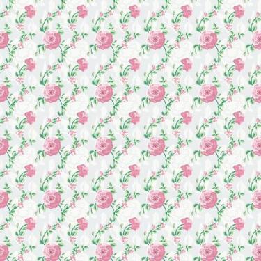 Imagem de Papel De Parede Floral Rosas Vermelhas Autocolante Sala - LRP