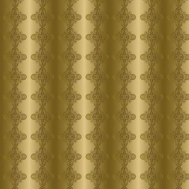 Imagem de Papel Parede Arabesco Dourado Sala Quarto Adesivo Lavavel - LRP