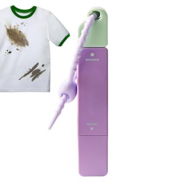 Imagem de Palitos de manchas para roupas, caneta removedora de manchas branca para roupas - Limpador instantâneo de manchas suprimentos de limpeza de ponta dupla para roupas, tecido, óleo, acampamento, praia