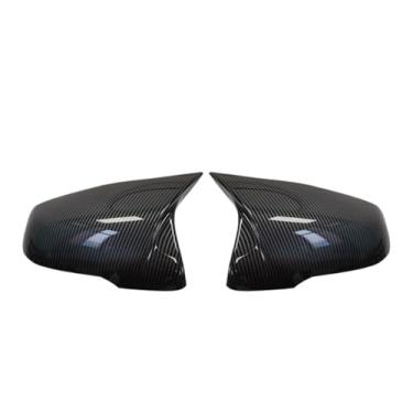 Imagem de Capa de espelho de asa de carro, para A4 A5 B8 A3 8P A6 C6 Q3 ABS tipo complemento de fibra de carbono para espelhos retrovisores automotivos
