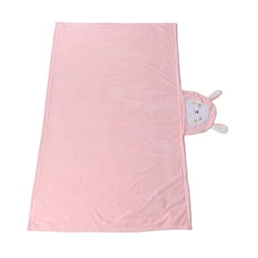 Imagem de aqxreight Toalha de lã para bebê Com Capuz, Coelho Fofo, Ultra Absorvente, Toalha de Banheiro para Crianças Recém-nascidas, Azul 31,5 X 59,1 Polegadas, Seca Após o Tempo Capacidade do FLEECE (85*150)