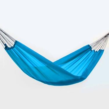 Imagem de Rede de Dormir e Descanso Nylon Garimpeira, Camping, Pesca, Selva, lazer (Azul Turquesa)