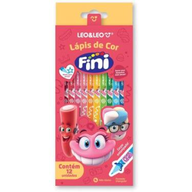 Imagem de Lápis de COR Triangular Fini com 12 Cores Estojo - Leonora