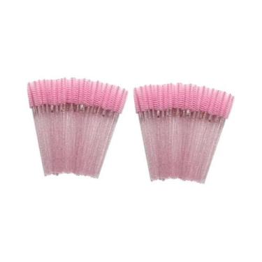 Imagem de Conjunto De 100 Pincéis Descartáveis Para Máscara, Extensão De Cílios 