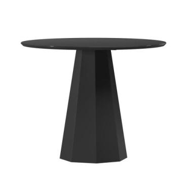 Imagem de Mesa Isis 100X100 Preto - New Ceval