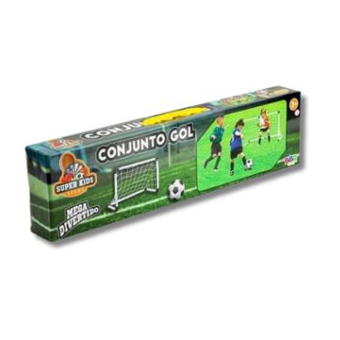 Imagem de Conjunto Golzinho De Futebol Com Trava E Bola - Bbr Toys