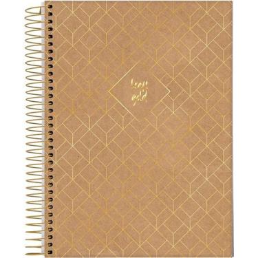 Imagem de Caderno Jandaia universitário kraft gold 200x275mm 80 folhas