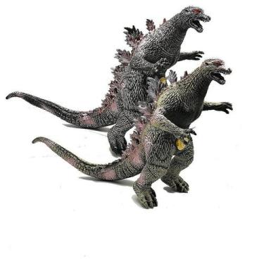 Imagem de Godzilla Dinossauro Emborrachado Com Som  Monstro Modelo Brinquedo. - 
